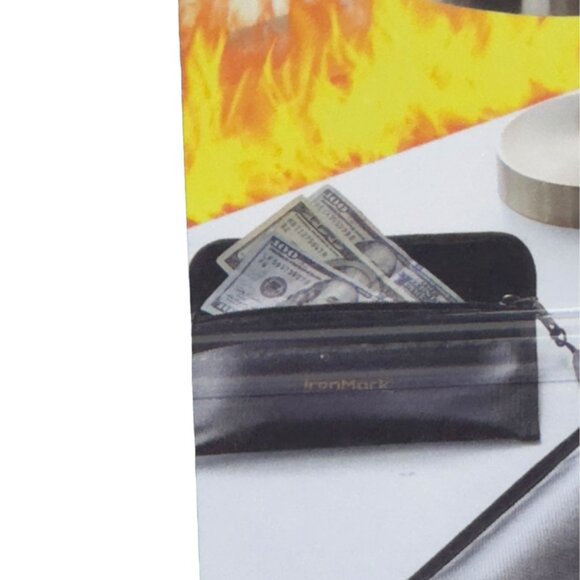 Fire Resistant Document Bags With Zippers For Cash & Documents Set Of 3 - Picture 3 of 14